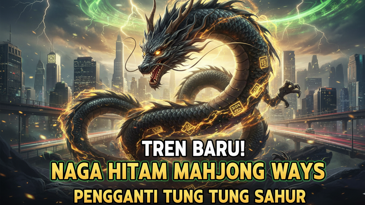 Tren Baru 2025: Naga Hitam Mahjong Ways Jadi Simbol Keberuntungan yang Geser Tung Tung Sahur