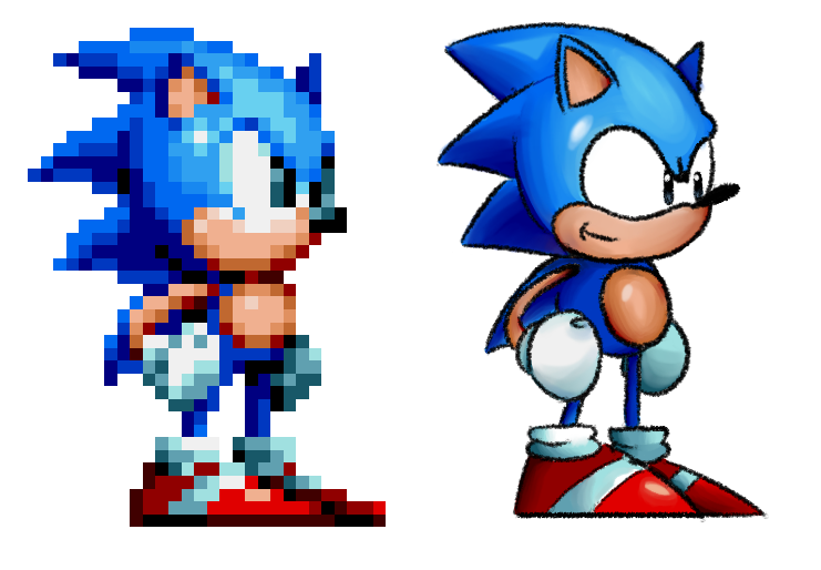 Colors Live - HD Sonic 1 Sprite thingy by Animagination_Draws