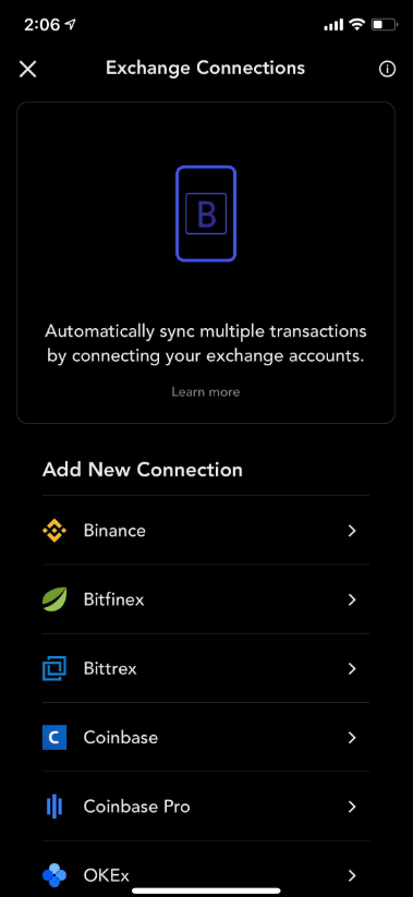 blockfolio app sync