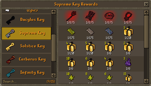 Supreme Key Recipe