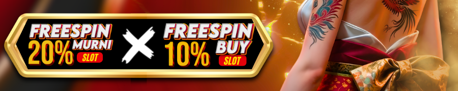 EVENT FREESPIN MURNI 20% & BUY FREESPIN 10%