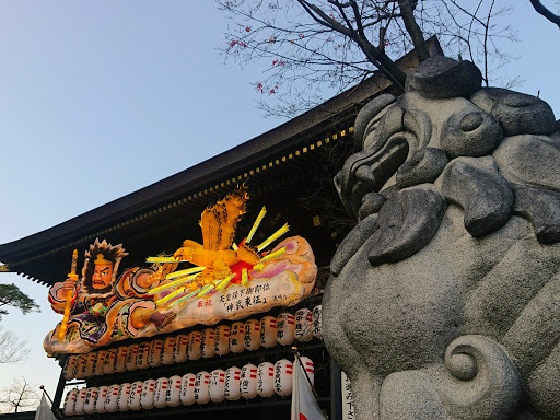 [写真]寒川神社のねぶた