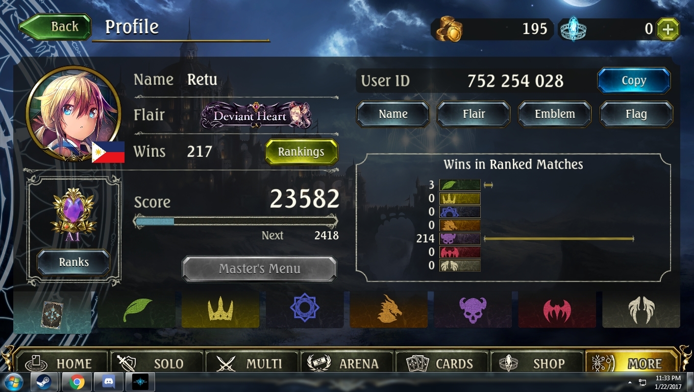 [share] What's Your Total Ranked Wins And Current Rank? : R Shadowverse