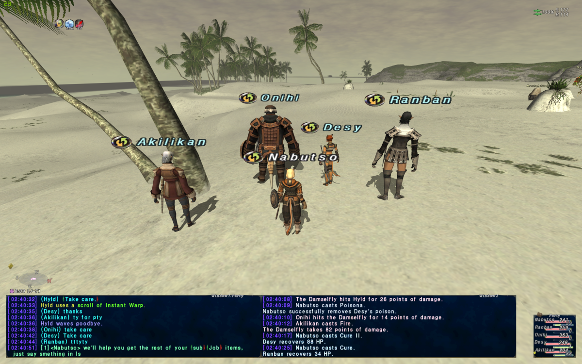 In-Game Screenshots - Nasomi Community FFXI Server