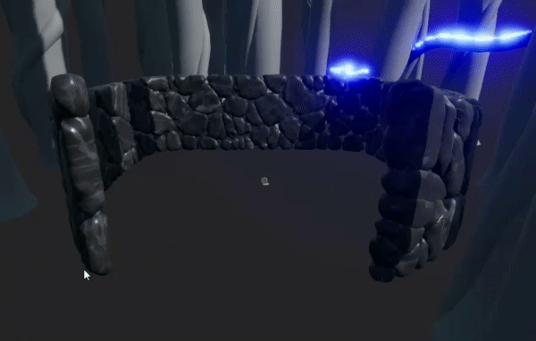 Stone wall final result