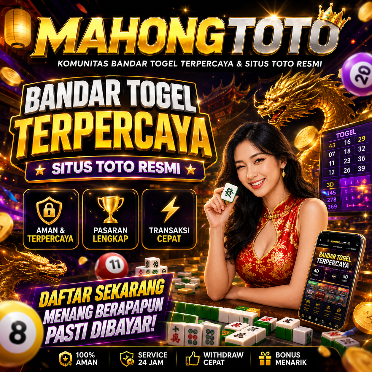 MAHONGTOTO 👑 Ruang Komunitas Situs Toto Modern dan Bandar Togel Terpercaya