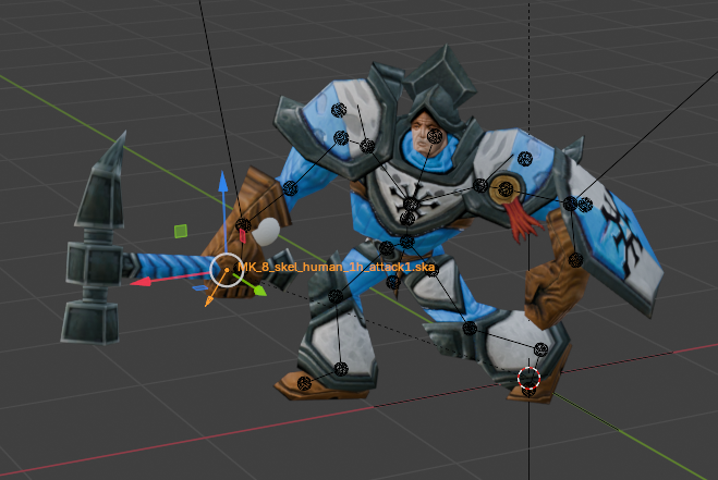 Marker position example