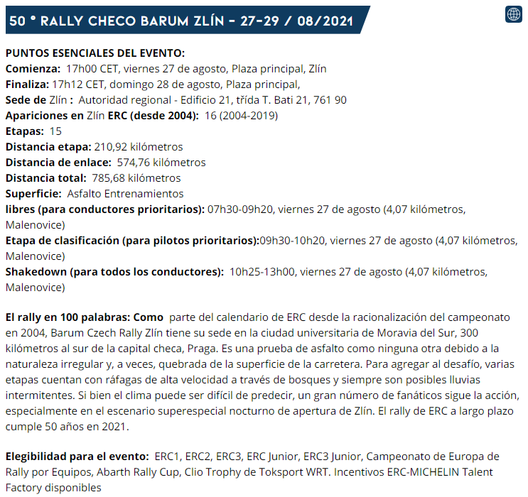 ERC: 50º Barum Czech Rally Zlin [27-29 Agosto] 7660106cb97604e72d3da6fbbec49316