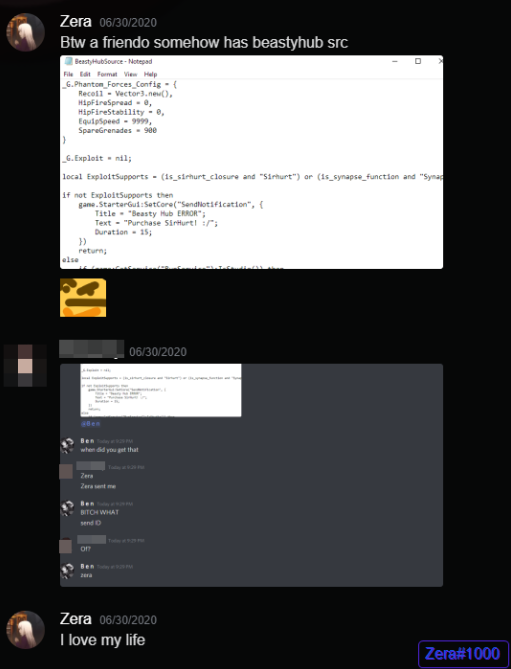 Beasty Hub Discontinued Wearedevs Forum - roblox phantom forces leak