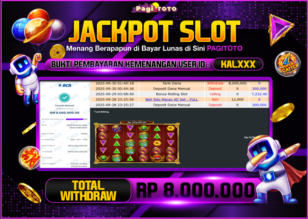 HAPPY JACKPOT MEMBER PAGITOTO SLOT GATES OF OLYMPUS SUPER SCATTER Rp 8.000.000-, - LUNAS