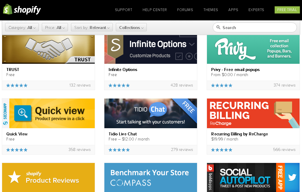 Shopify's App Store Has a Growing Selection of Addons to Improve your customer's purchase experience