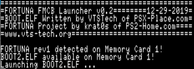 PS2_FORTUNA_Launcher/README.md at master · VTSTech/PS2_FORTUNA_Launcher ·  GitHub