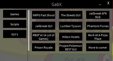 Big Update Gabx V1 2 Op Script Hub - scripts for roblox gui