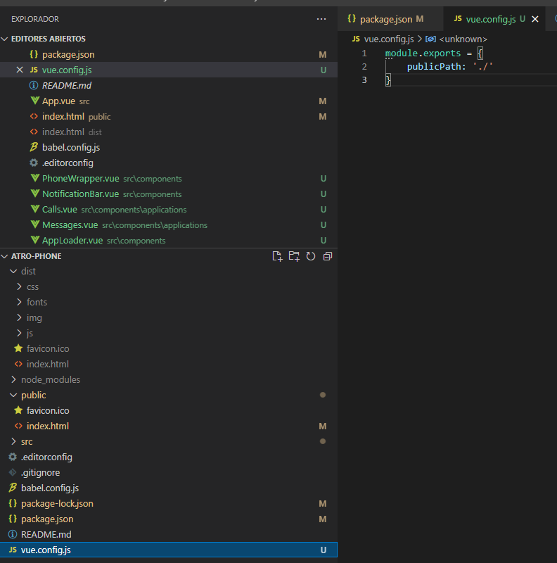 html - How to change the path structure from built Vue project? - Stack ...