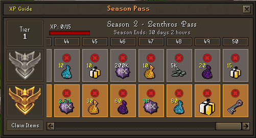 Season Pass Rewards
