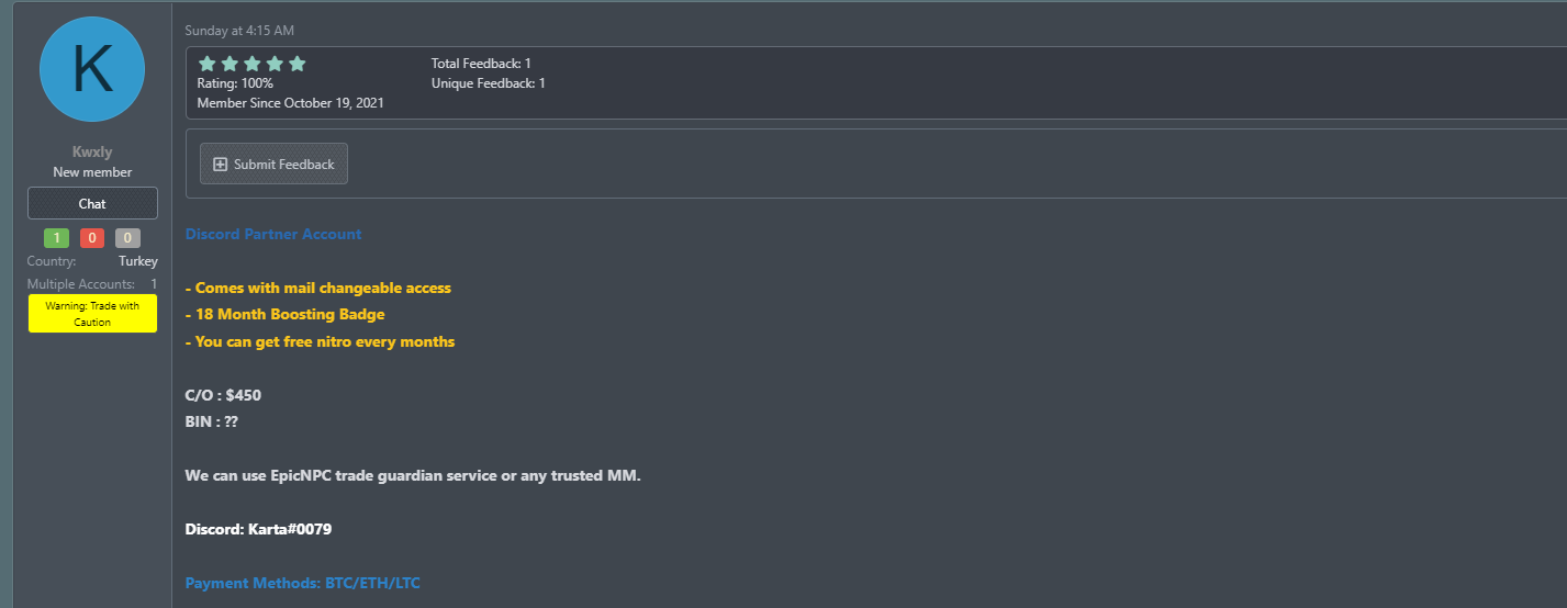 Scam Accusation Stolen Discord Account EpicNPC