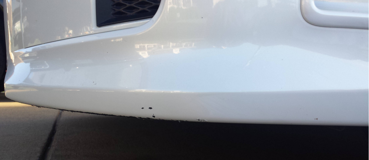 Bottom of Front Bumper paint is gone? | IW STi Forum