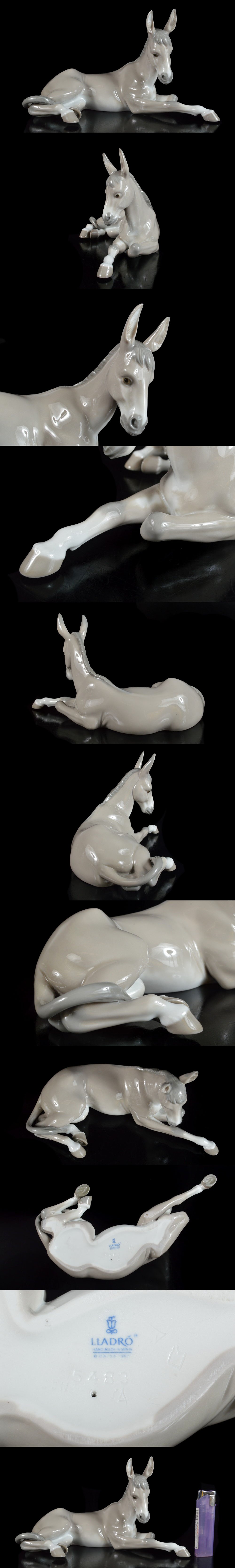 雲】某資産家買取品 LLADRO リヤドロ 馬 5483 高さ12cm 置物 フィギュリン 古美術品(マイセン)A6787 LTtskyd｜代購幫