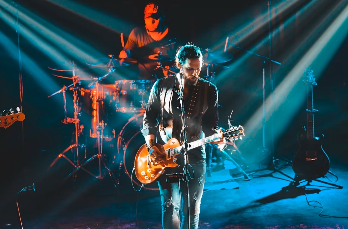 Live band performing on stage