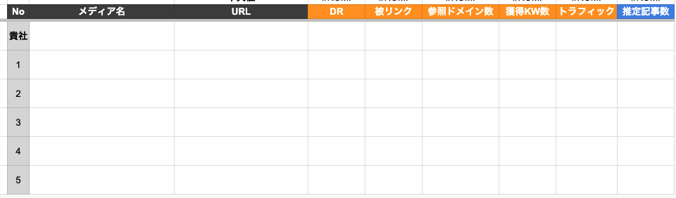 リサーチの参考例