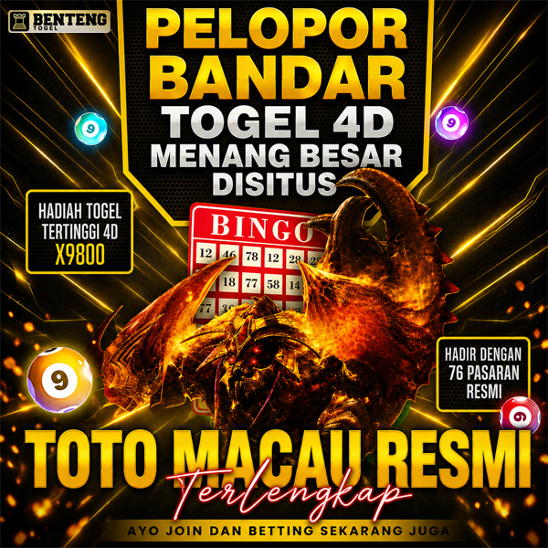 BENTENGTOGEL : Pelopor Bandar Togel 4D Menang Besar Disitus Toto Macau Resmi