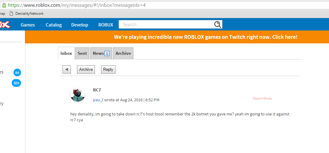 Update Denialty Did It Info Why The Rc7 Host Is Down - games that work with rc7 in roblox