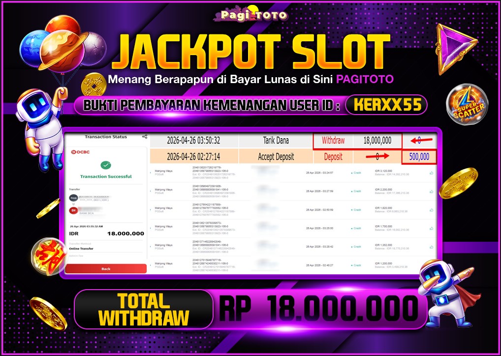 HAPPY JACKPOT MEMBER PAGITOTO SLOT MAHJONG WAYS Rp  18.000.000-, - LUNAS