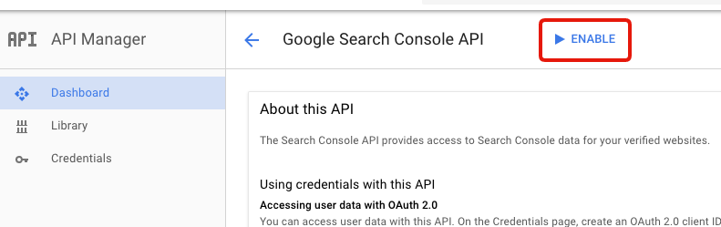 Google Apps ScriptでGoogle Search Consoleの情報を取得する