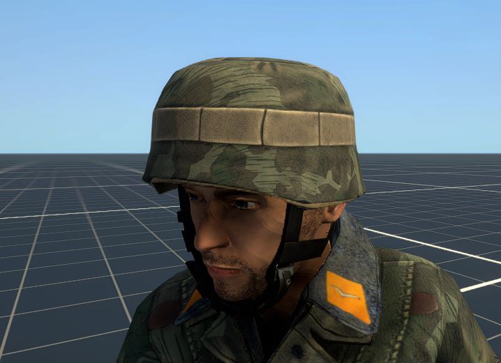 Fallschirmjäger  (Camo AFRIKA) Helmet