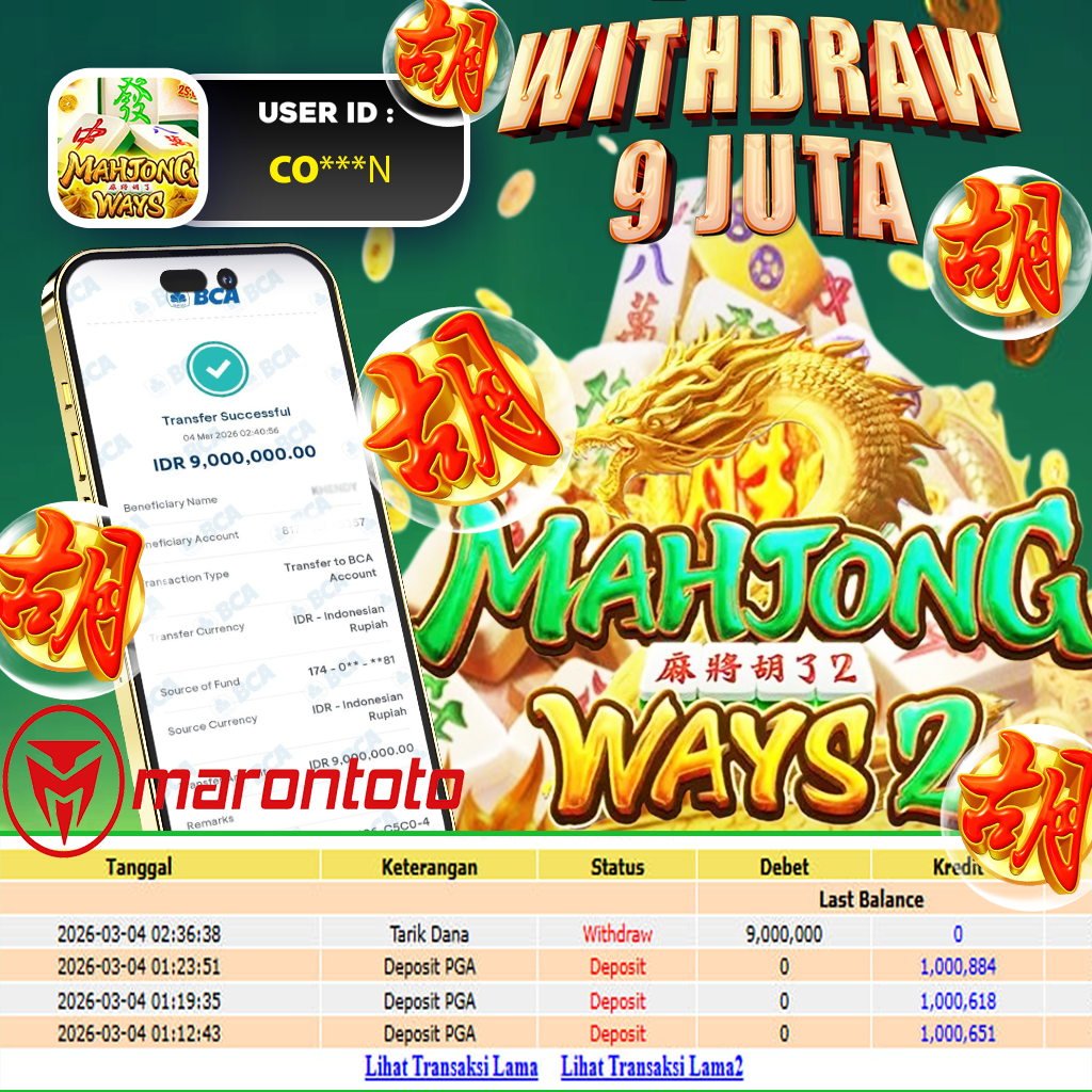 BUKTI JEPE SLOT GACOR DI MAHJONG WAYS 2 - PGSOFT 🀄️🀄️