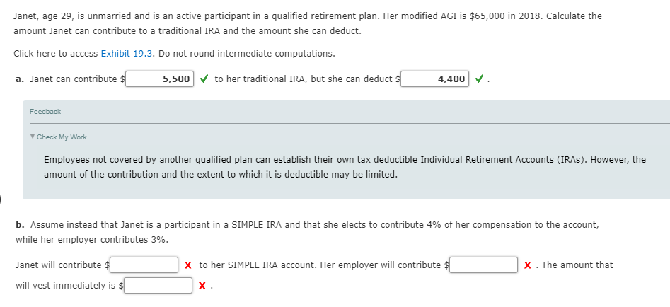 Solved Janet Age 29 Is Unmarried And Is An Active Parti