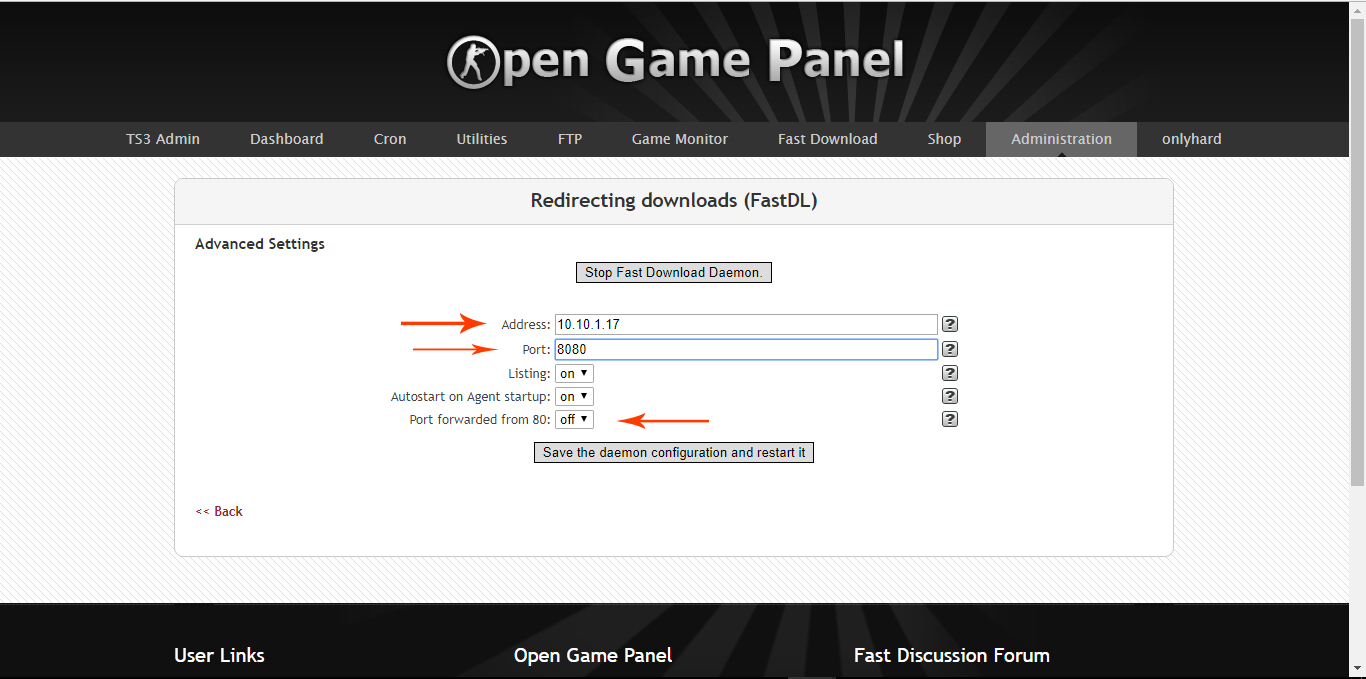 Open my game. Game Panel. Fast Panel. Open game. Panel from game.