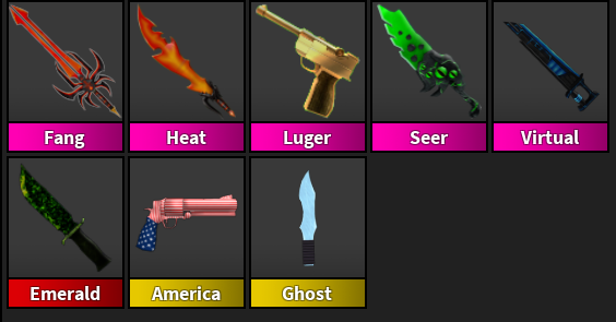 Selling Mm2 Items
