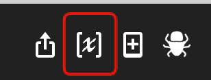 variable setting dialog button