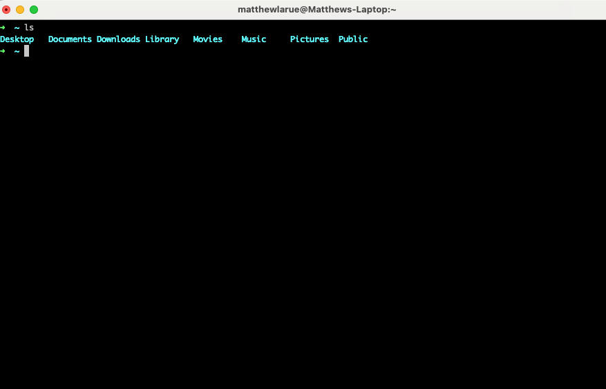 zsh terminal