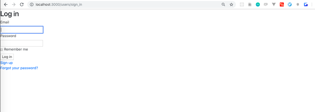 Deviseの導入 Ruby On Rails 6 Instagram風簡易snsアプリを作ってみよう Techpit