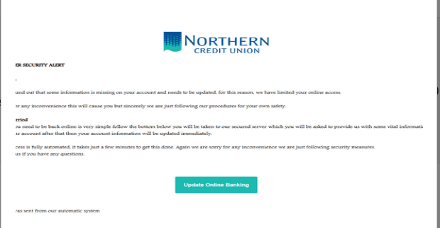 Northern Credit Union ❤️ HTML Letter. ❤️ Good design.❤️ Freshly Developed.