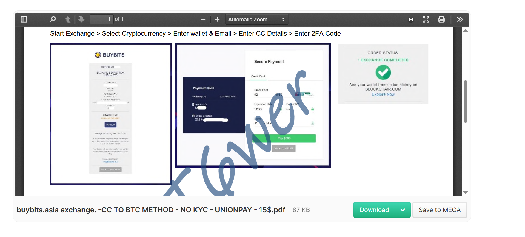 buybits.asia exchange. -CC TO BTC METHOD - NO KYC - UNIONPAY - 15$.❤️Fresh-Method✔️-High-Quality-PDF-✔️Latest-