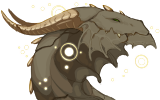 drawing of a guardian surrounded by glowing lights