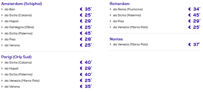 Guarda le offerte voli Transavia!