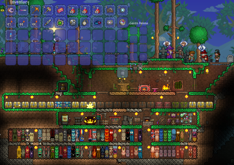 I'm doing something wrong to farm the Adhesive Bandage? r/Terraria