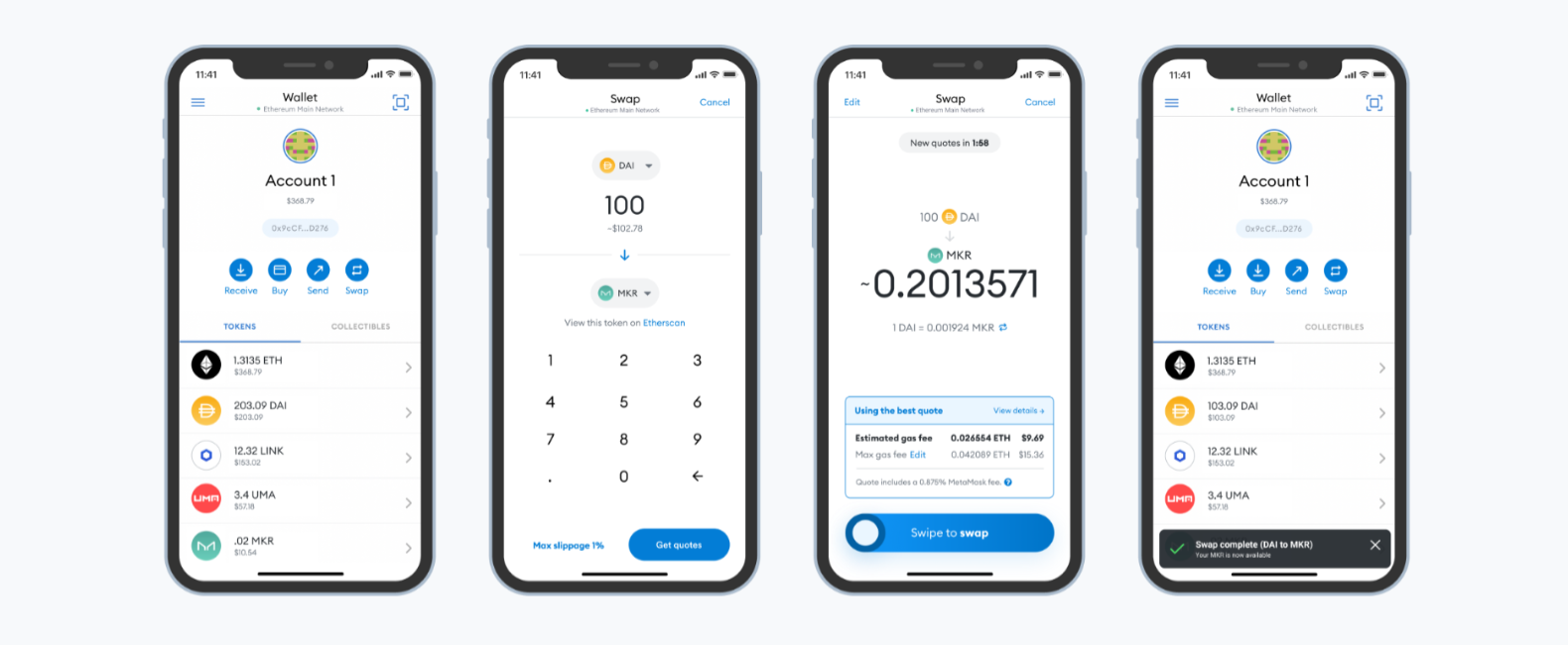 metamask swaps og smarte kontrakter med metamask tutorial