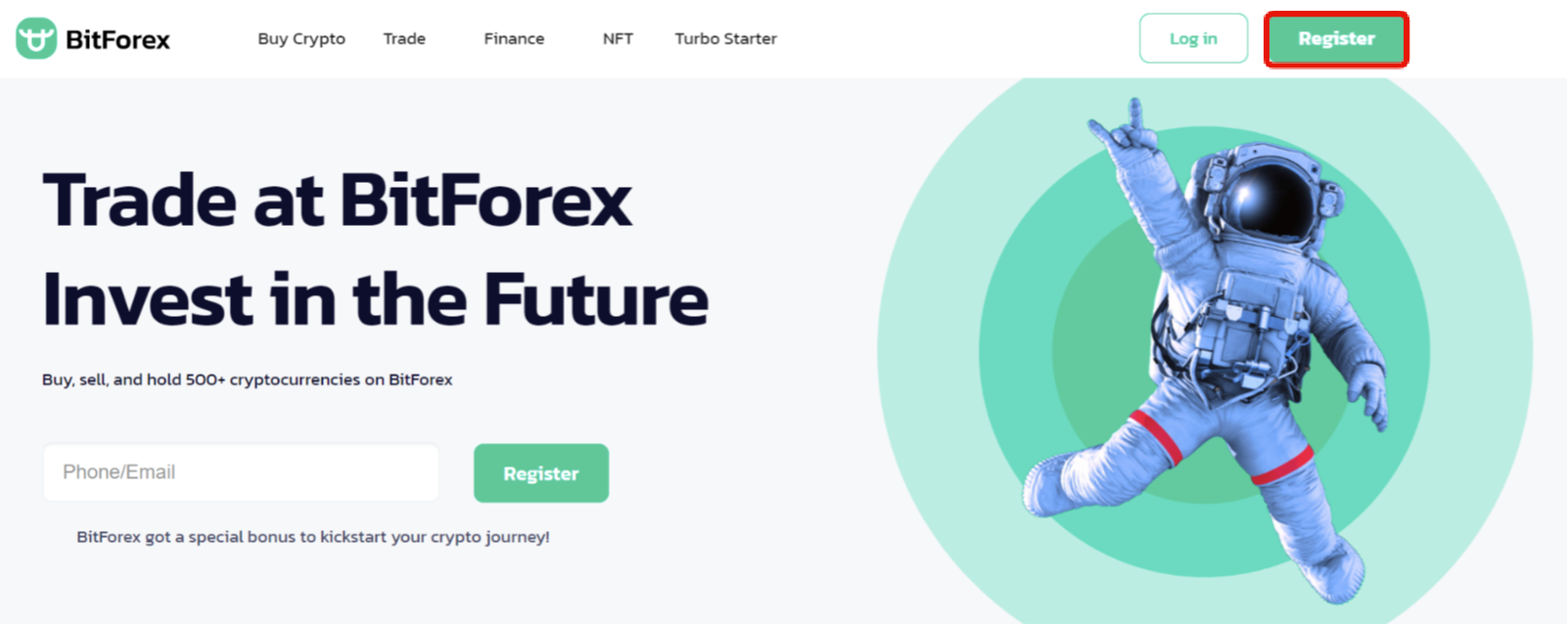 bitforex review: creating an account