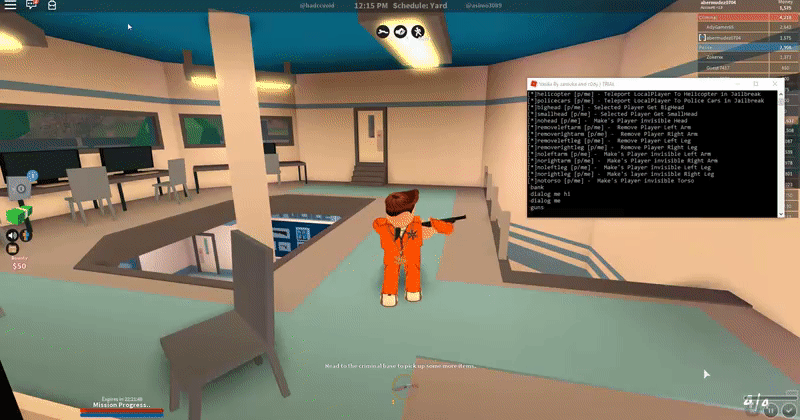 roblox jailbreak admin commands download