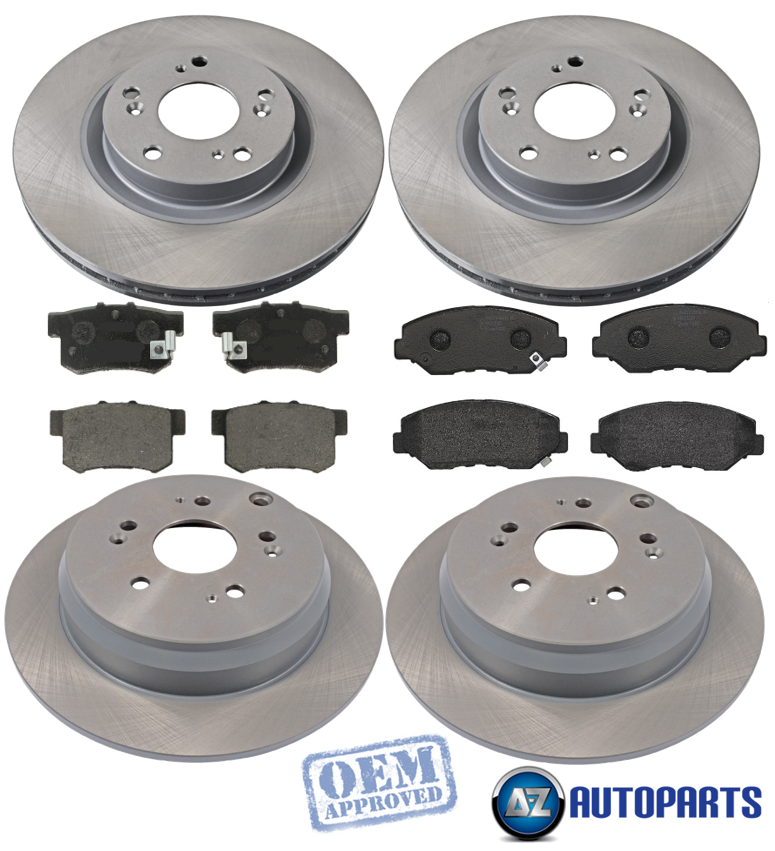 For Honda CRV CRV MK2 2.0 2.2 CTDi Front & Rear Brake Discs and Pads