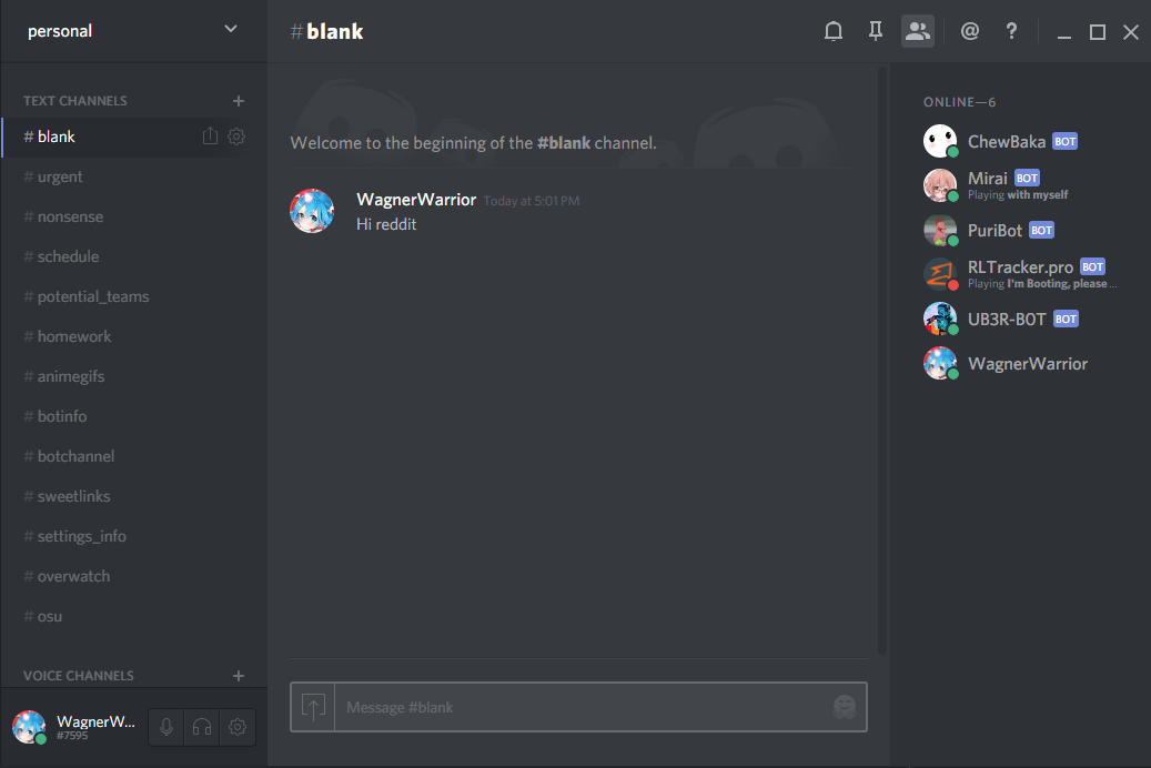Useful Idea For Anyone That Frequents Discord Discordapp