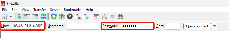 FTP Tool Login