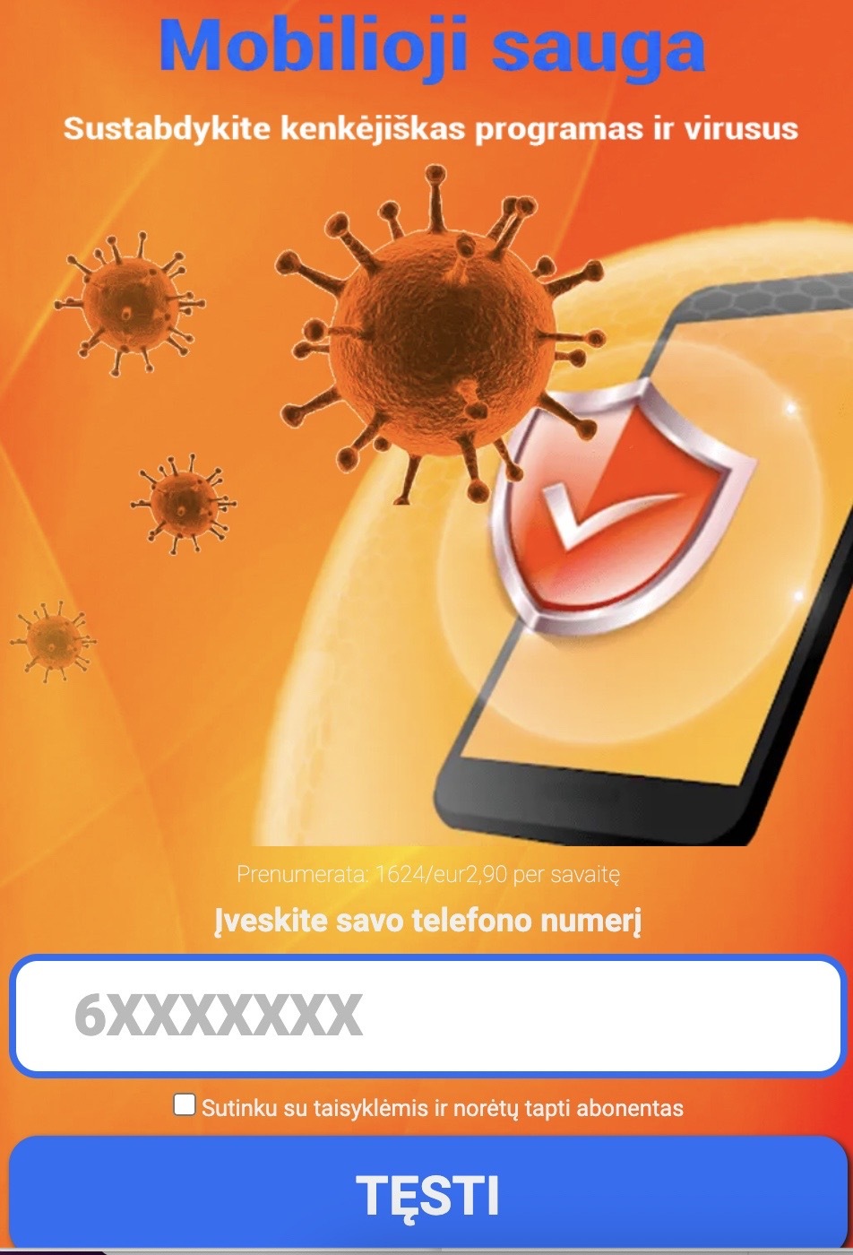[click2sms] LT | Antivirus-Orange (Bite)