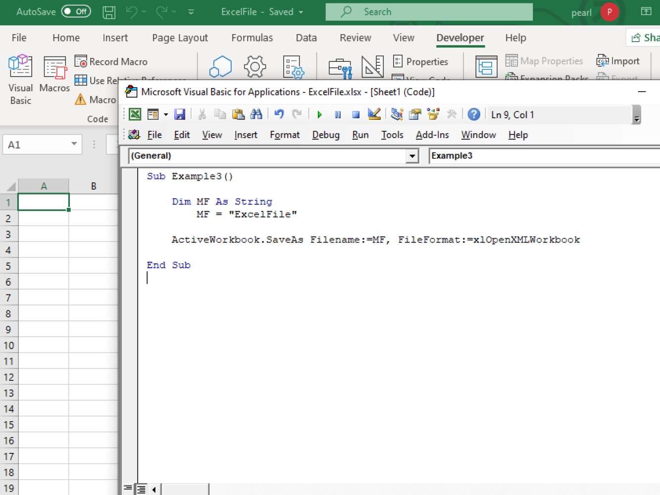 How To Save Excel File Using Vba