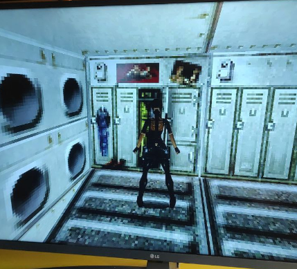 Why did they remove Lara's pinup posters from Sleeping with the fishes